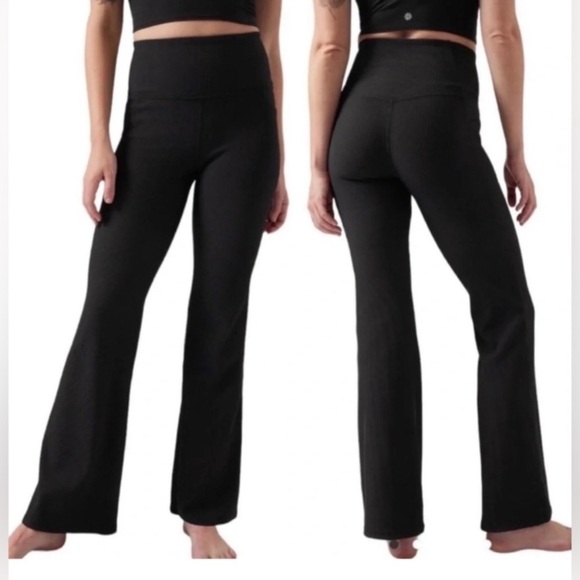 Athleta | Women’s Salutation Rib Flare in Black Size Small - Picture 1 of 12